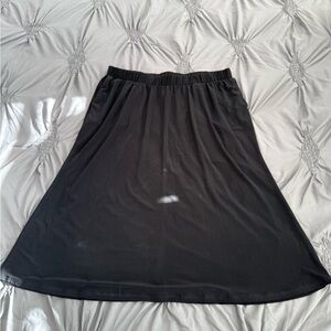 Chic Black A-Line Women's Skirt